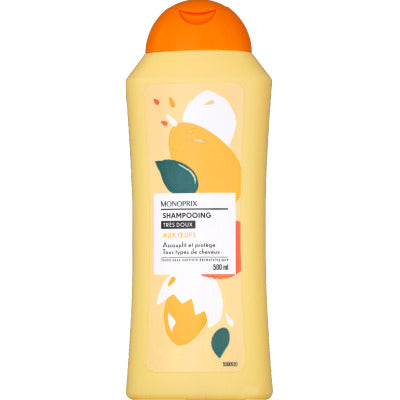 Monoprix Shampoing Aux Oeufs 500Ml