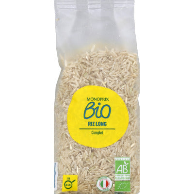 Monoprix Bio Long Whole Rice 500G