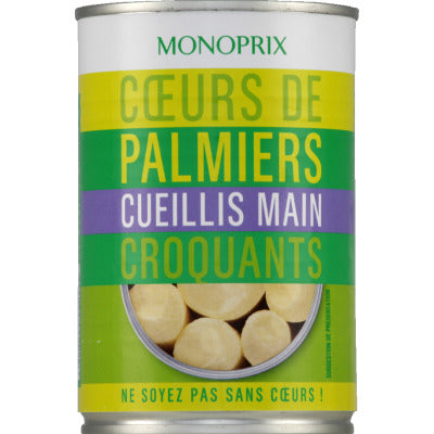 Monoprix Cœurs de palmiers croquants 220g