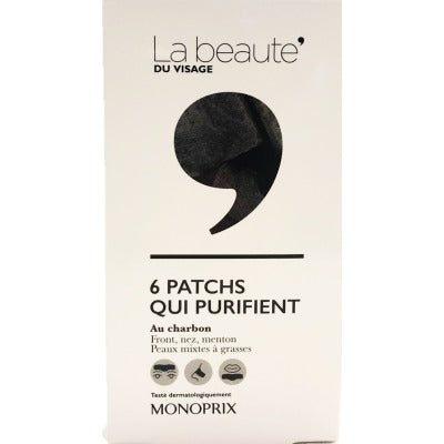 Monoprix La Beauté Les Patchs Qui Purifient Au Charbon X6