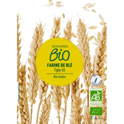 Monoprix Bio Wheat Flour Type 65 1Kg