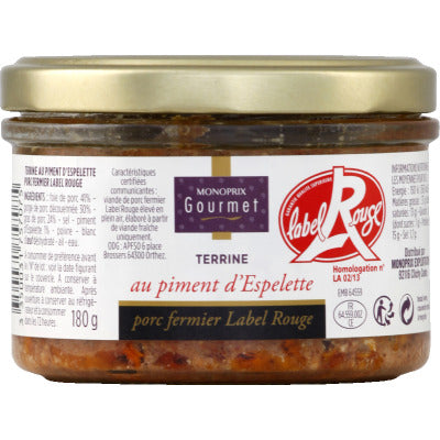 Monoprix Gourmet Espelette Pepper Terrine 180G