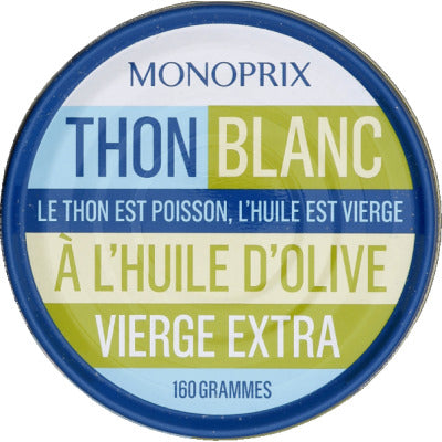 Monoprix White Tuna in Extra Virgin Olive Oil 104g