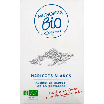 Monoprix Bio Haricots Blancs 500g