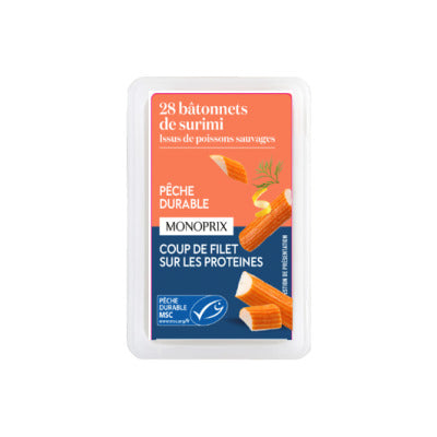 Monoprix 28 Surimi MSC Sticks 500g