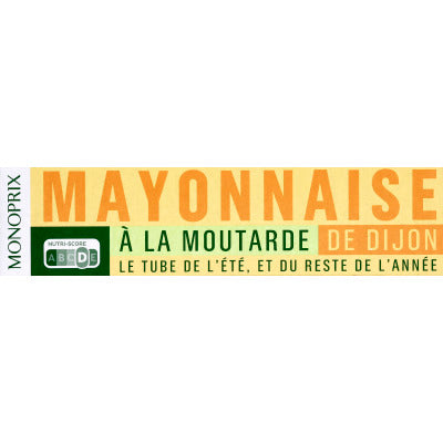 Monoprix Mayonnaise à la moutarde de Dijon 175g