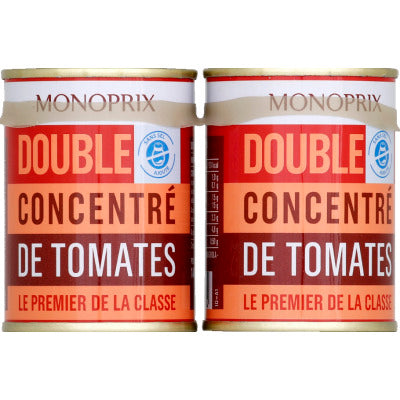 Monoprix Double tomato concentrate 2x140g