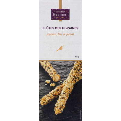 Monoprix Gourmet multigrain flutes 120g