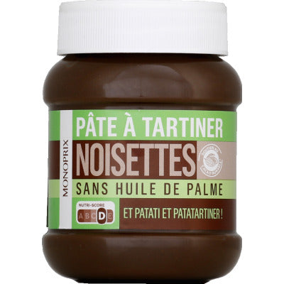 Monoprix hazelnut spread 400g