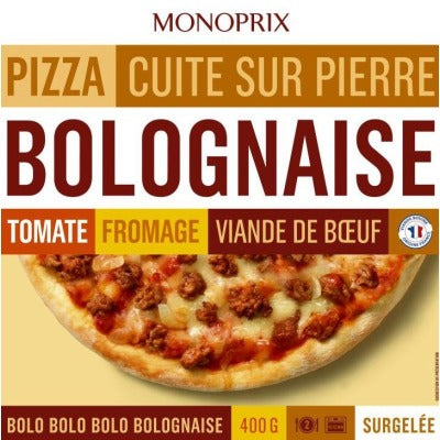 Monoprix Frozen Bolognese Pizza 400G