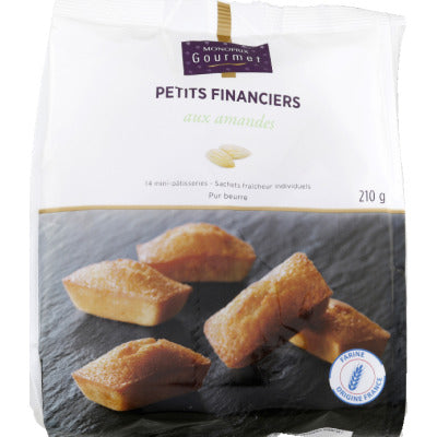 Monoprix Gourmet Small Almond Financiers 210G