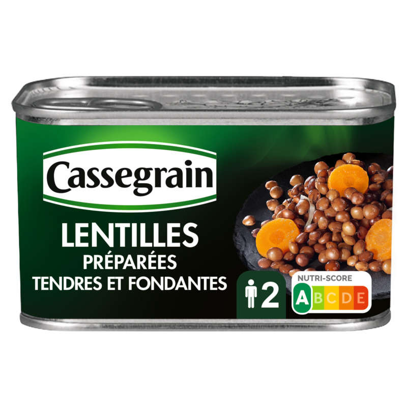 Cassegrain Prepared Lentils Selection Tender and Melting 265G