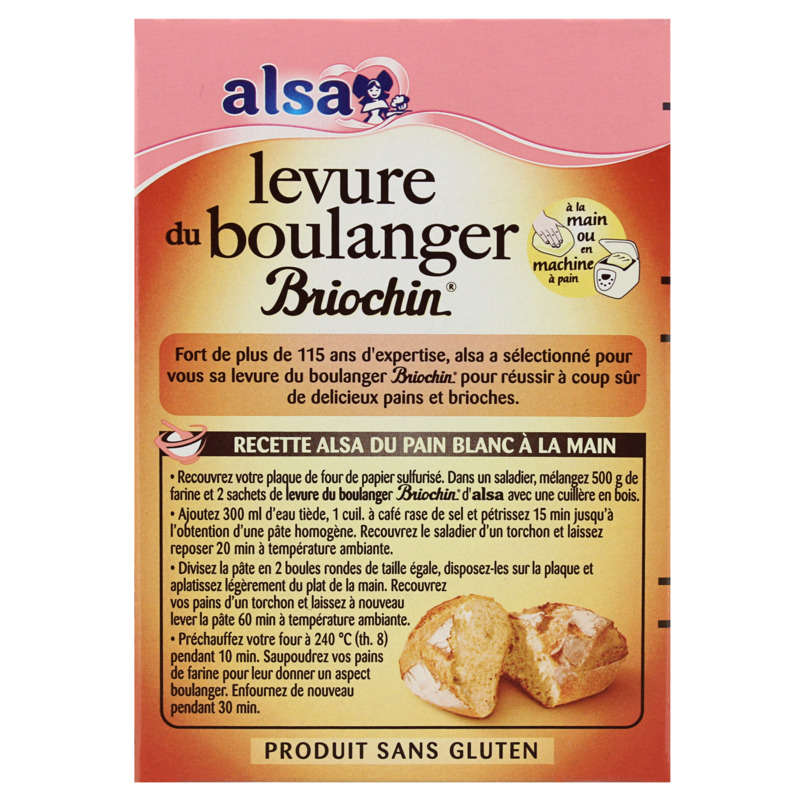 Alsa Levure De Boulanger Briochin 5 Sachets 28g