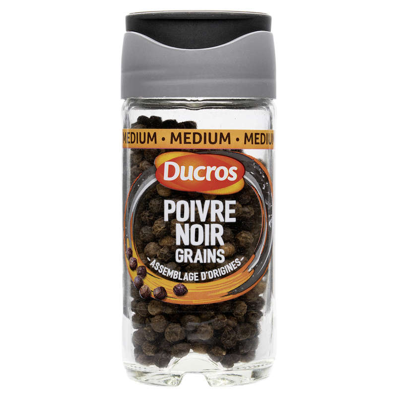 Ducros Poivre Noir En Grains Classique Force 6 38G