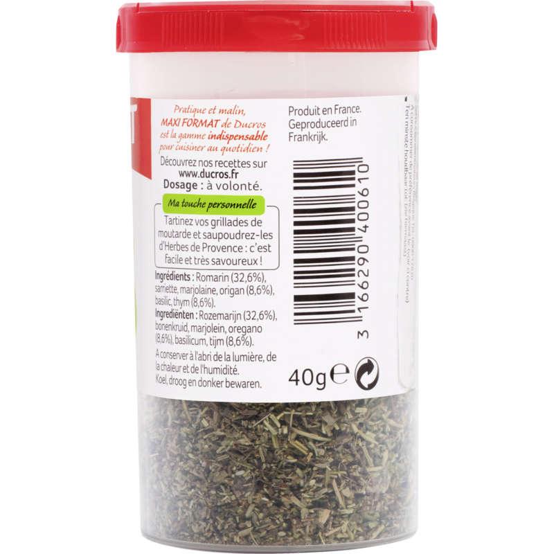 Ducros Herbes De Provence Maxi Format 40G