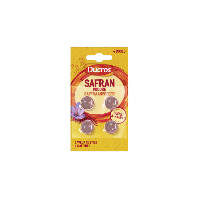 Ducros Safran En Poudre Le Sachet De 4G