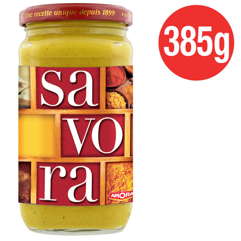 Amora Mustard Specialty Savora Jar 385g