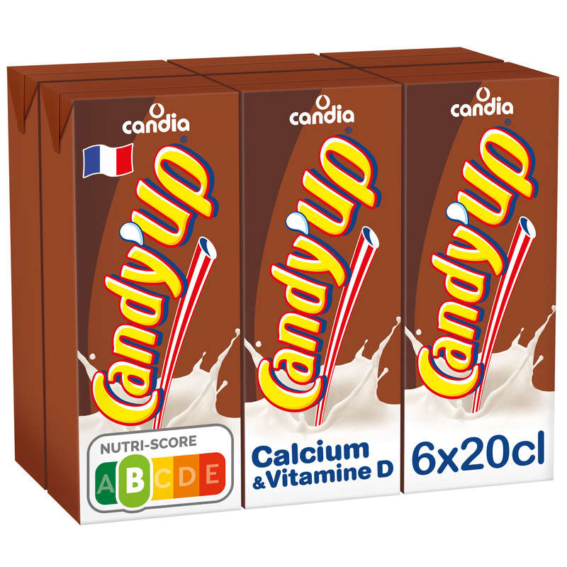 Candy'Up Lait chocolatée le pack de 6x20cl