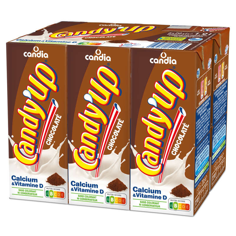 Candy'Up Lait chocolatée le pack de 6x20cl