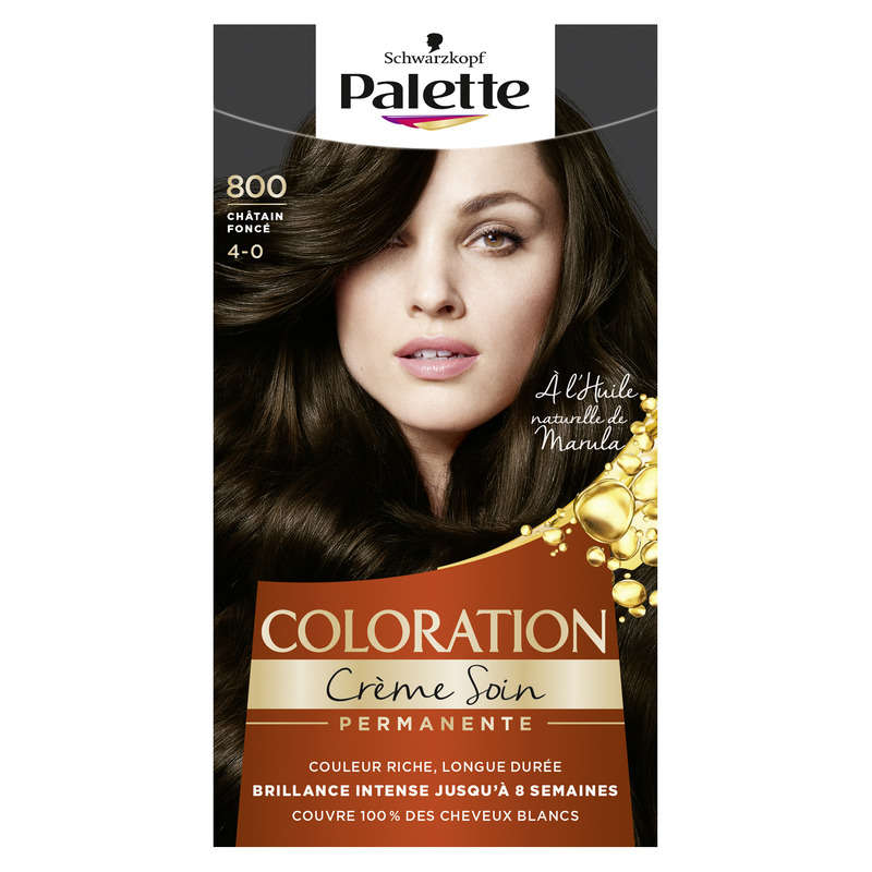 Schwarzkopf Palette Coloration Permanente Cheveux Chatain 800