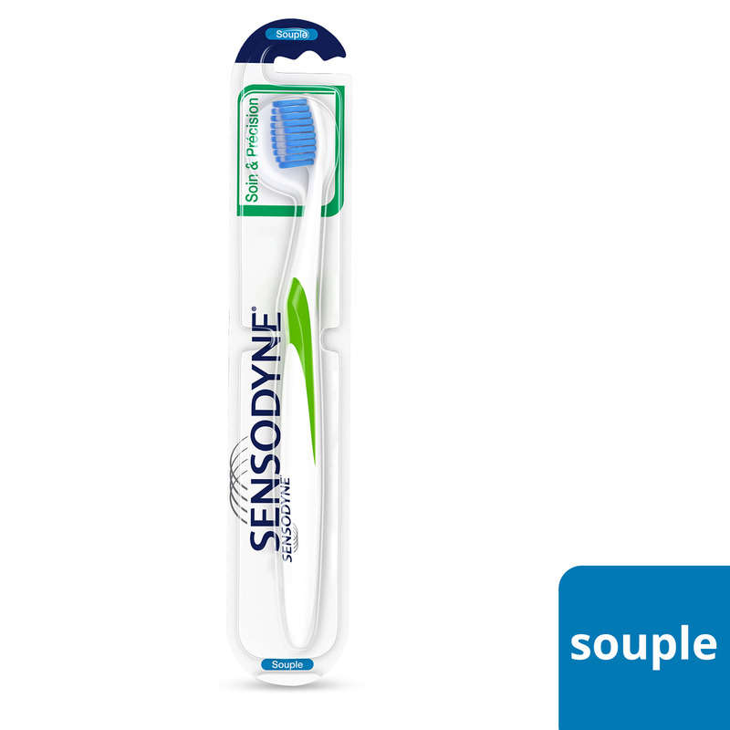 Sensodyne brosse à dents soin et précision souple 1 unité