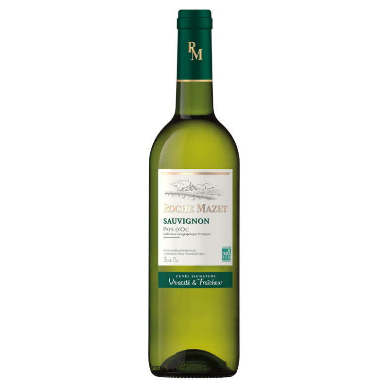 Roche Mazet Vin de pays d'Oc IGP, blanc 75cl