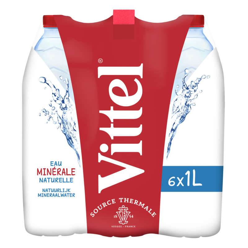 Vittel eau minérale naturelle pack 6x1 L