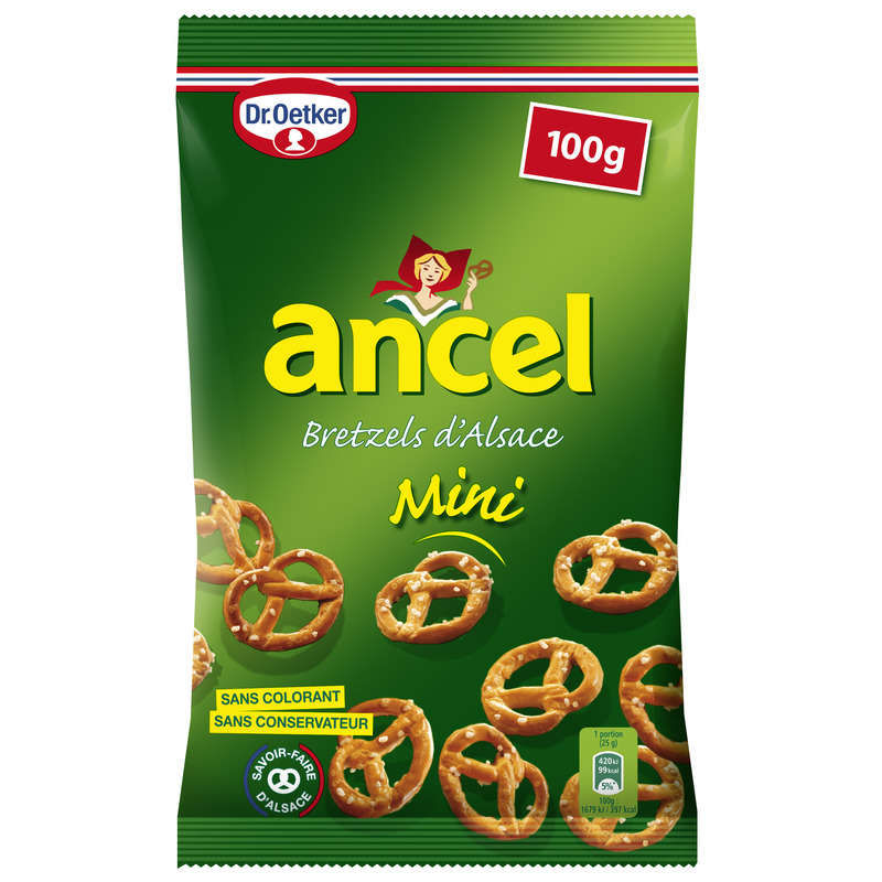 Ancel Mini Bretzels d'Alsace 100g