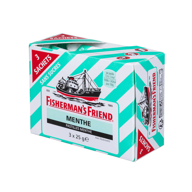 Fisherman's Friend Pastilles Menthe 3x25g