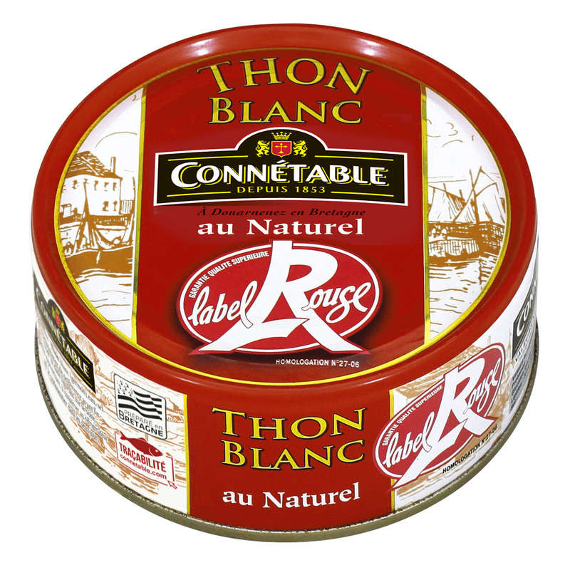 Connétable Thon Blanc Au Naturel 120G