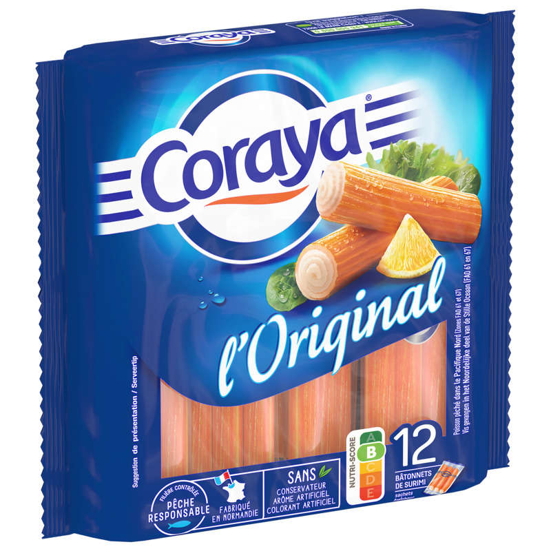 Coraya l'Original Bâtonnets de Surimi 180g