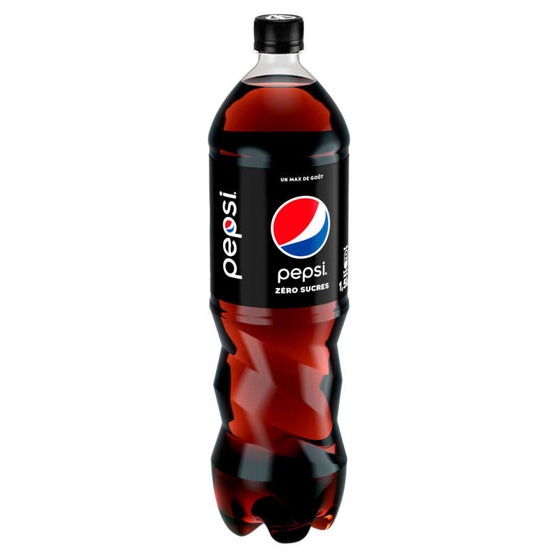 Pepsi Zéro Boisson Gazeuse Cola La Bouteille de 1,5L