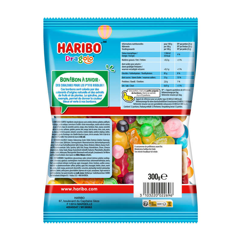 Haribo Bonbons Dragolo 300G