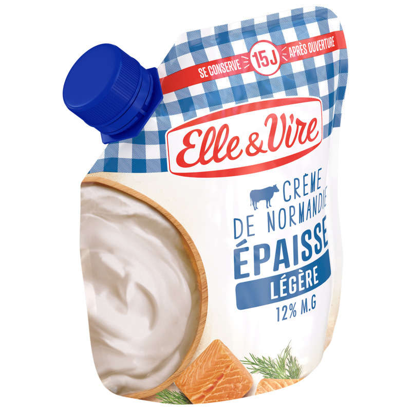 Elle&Vire Thick Light Normandy Cream 12% Fat 33cl