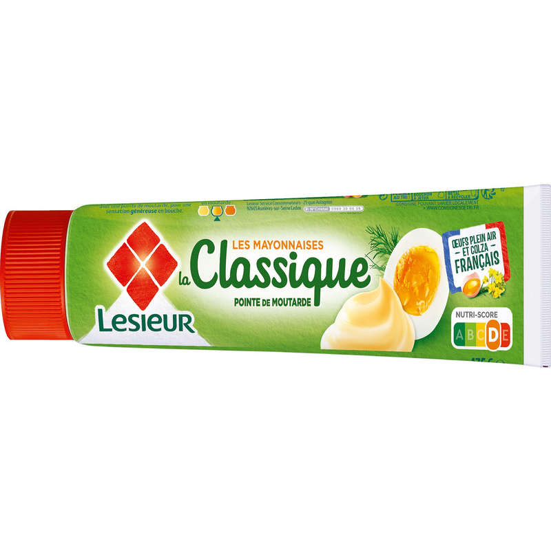 Lesieur classique Mayonnaise aux oeufs frais tube 175g