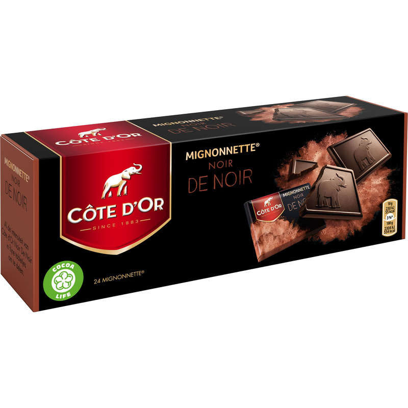 Côte d'Or Mignonnettes Tablette Chocolat Noir 24x10g