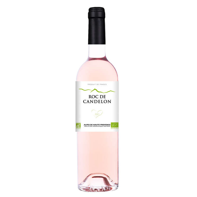 Roc de Candelon AOP Coteaux d'Aix-en-Provence, Rosé, Organic Wine, 75cl