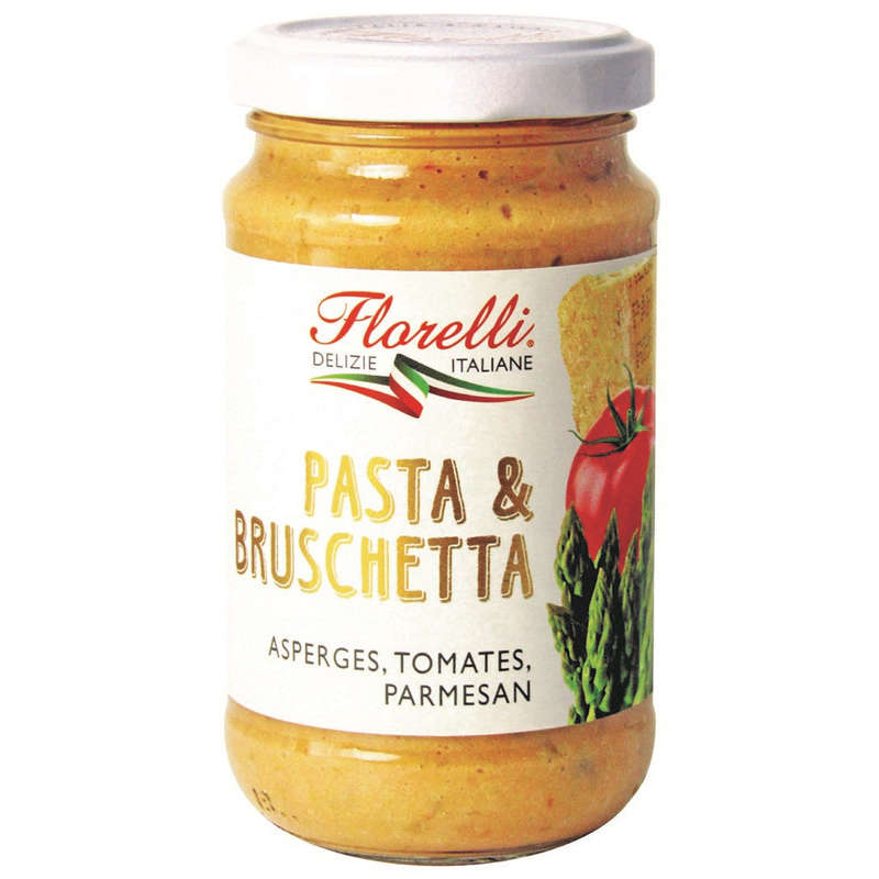 Florelli pasta & brushetta asperges, tomates et parmenan 190g