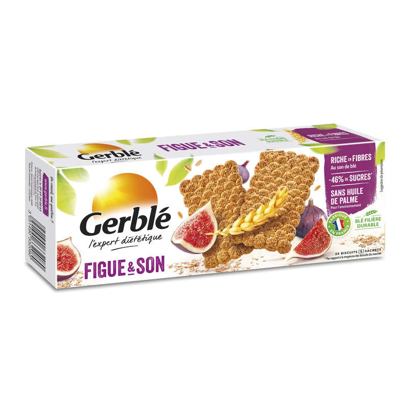 Gerblé Biscuits figue et son 210g