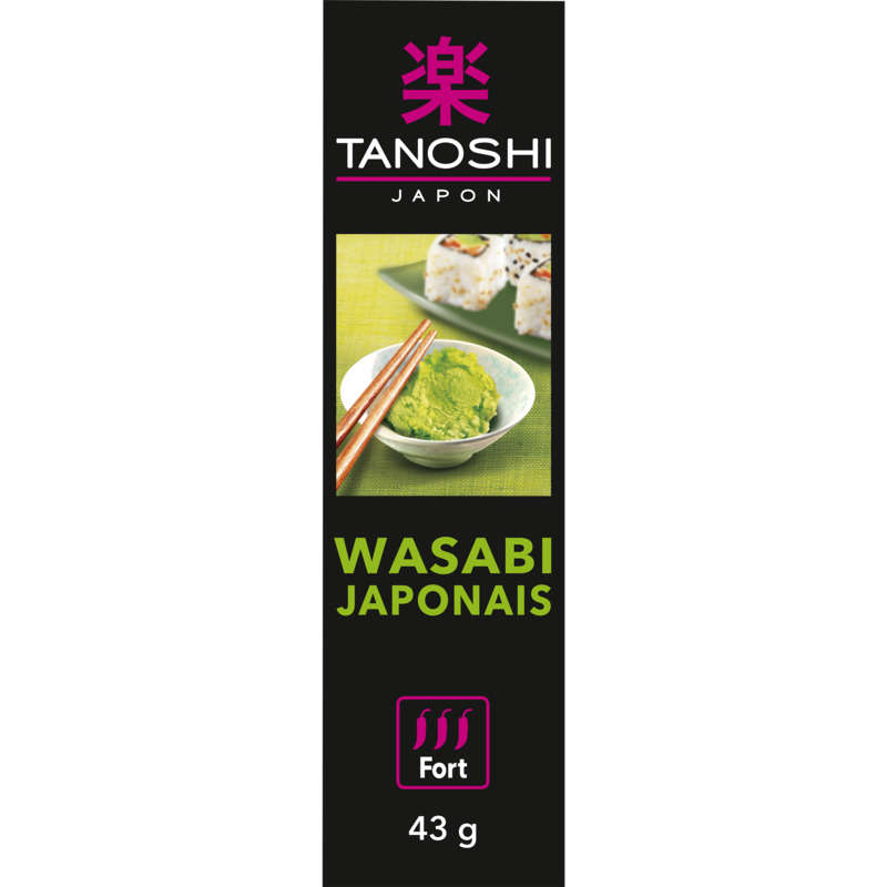 Tanoshi Condiment wasabi Japonais 43g