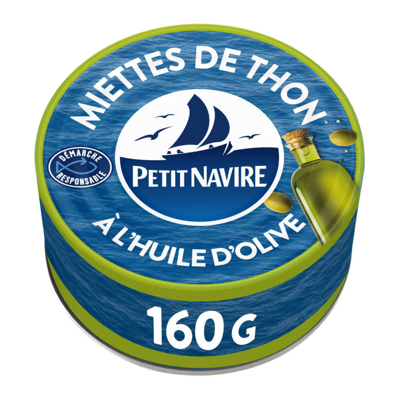 Petit Navire Miettes de Thon d'Huile d'Olive Vierge Extra 160g