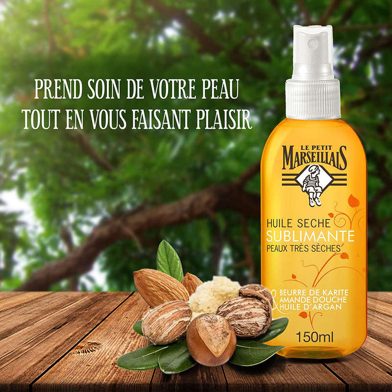 Le Petit Marseillais Huile Séche Pour Peau Très Sèche 150Ml