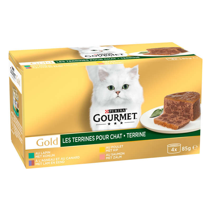 Gourmet Gold Cat Terrines 4x85g