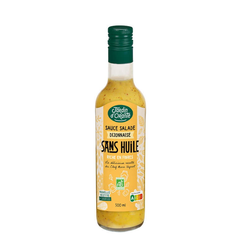 Le jardin d'Orante organic oil-free Dijon salad dressing 50cl