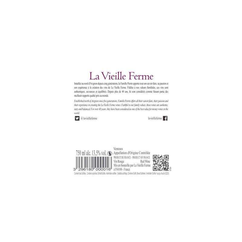 La Vieille Ferme Ventou AOP Rouge 75cl