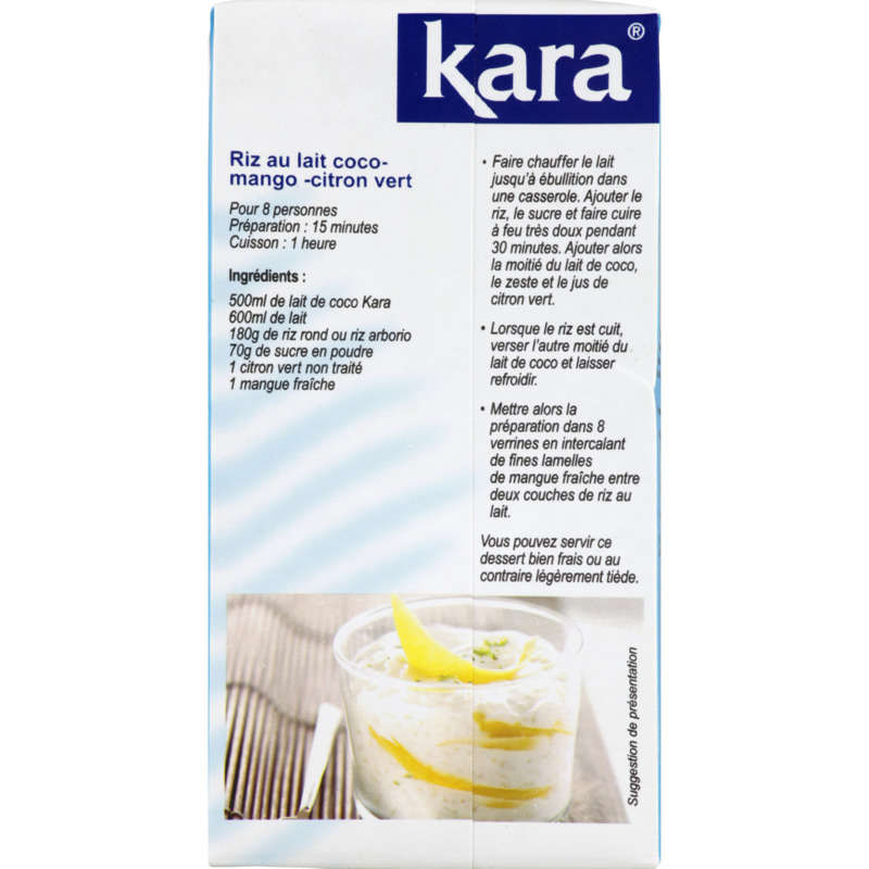 Kara Lait de Coco Fluide 50cl