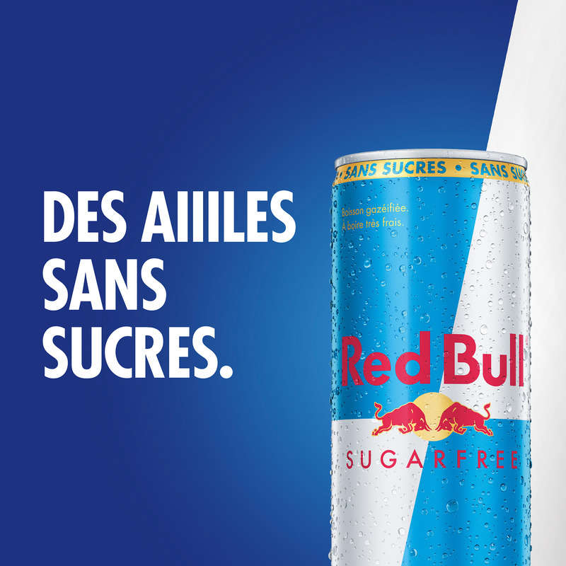 Red Bull boisson énergisante sans sucre la canette de 25cl