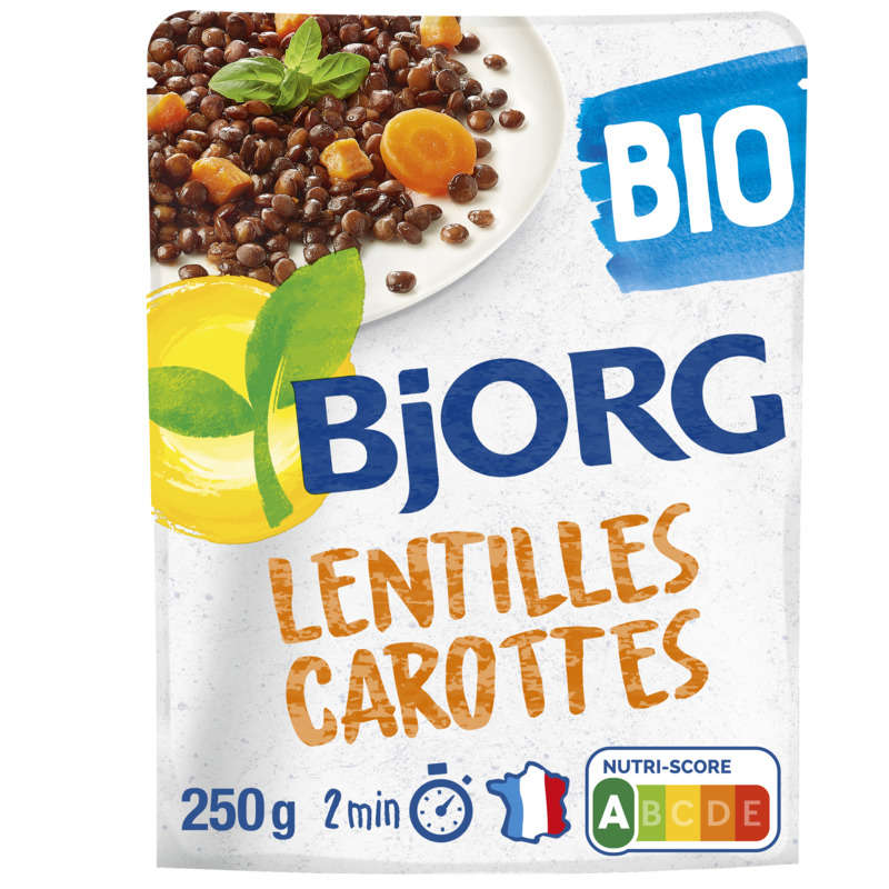 Bjorg Lentils & carrots, organic 250g