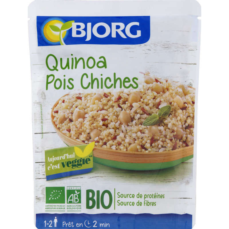 Bjorg Quinoa & chickpeas, organic 250g