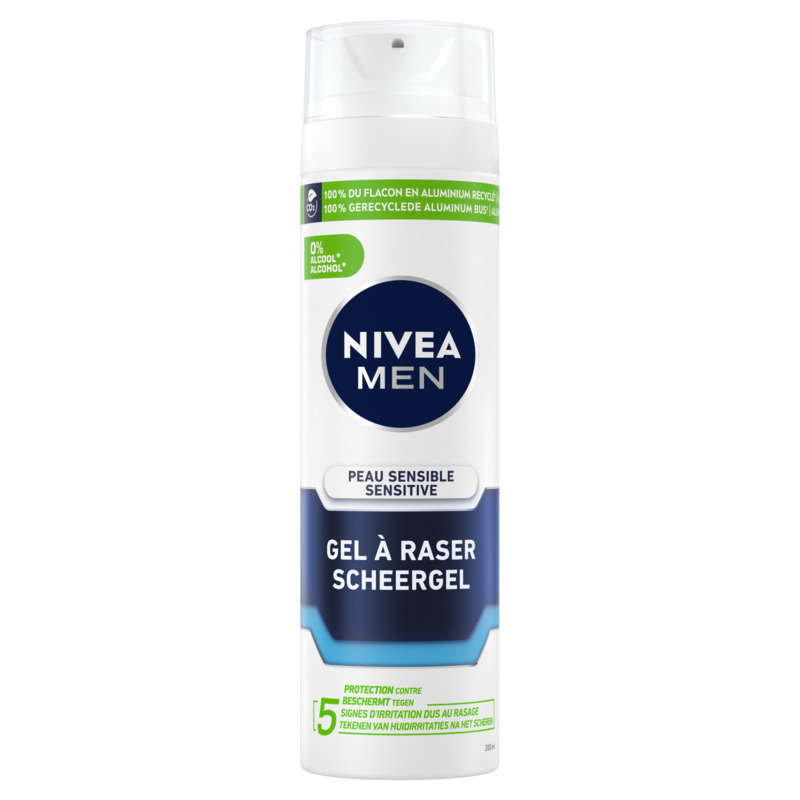 Nivea Gel Rasage Parfum Neutre 200Ml